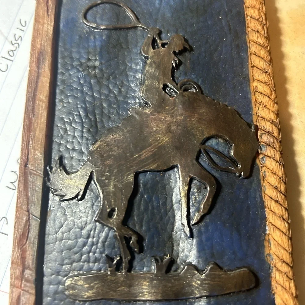 NWT Western Horse Horse Shoes Texas Star Picture Frame 3D 4X 6